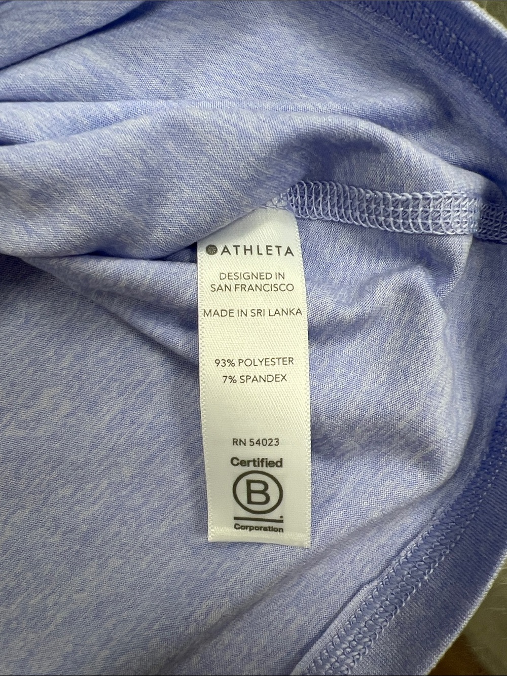 Athleta Periwinkle Scoop-Neck Muscle Tank - Picture 3 of 6